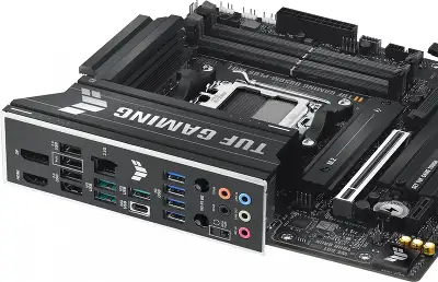 Материнская плата Asus TUF GAMING B850M-PLUS WIFI SocketAM5 AMD B850 4xDDR5 mATX AC`97 8ch(7.1) 2.5Gg RAID+HDMI+DP