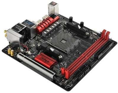 Материнская плата mini-ITX LGAAM4 ASRock Fatal1ty AB350 Gaming-ITX/ac