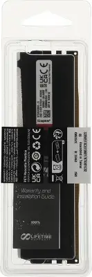 Память DDR5 16GB 5600MHz Kingston KF556C40BBA-16 Fury Beast XMP RGB RTL Gaming PC5-44800 CL40 DIMM 288-pin 1.25В dual rank с радиатором Ret