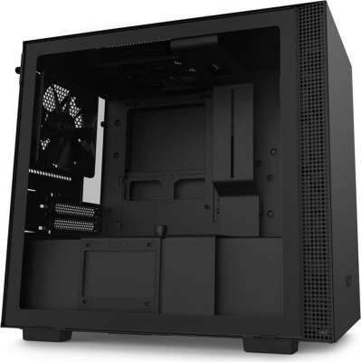 Корпус NZXT H210 Black, черный, mini-ITX, Без БП (CA-H210B-B1)
