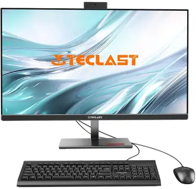 Моноблок Teclast F27 Air 27" QHD i7 12700 (2.1) 16Gb SSD512Gb UHDG 770 Windows 11 Pro GbitEth WiFi BT 120W клавиатура мышь Cam черный 2560x1440