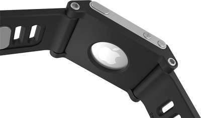 Чехол-браслет LunaTik TikTok Multi-Touch Watch Band для iPod nano 6G, черный [TTBLK-001]