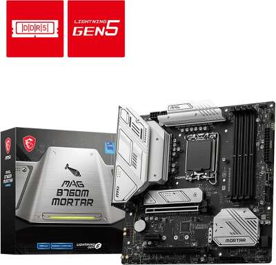 Материнская плата mATX LGA1700 MSI MAG B760M MORTAR