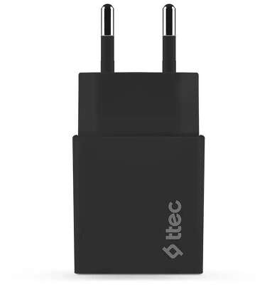 Сетевое зарядное устройство TTEC SmartCharger Travel Charger 2.1A с кабелем Type-C. Цвет: черный