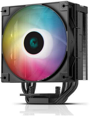 Вентилятор для процессора Deepсool AG400 DIGITAL BK ARGB black (Soc 1700/115X/1200/AM5/AM4, 120mm, 2100rpm, 31.6 дБ, 220W, PWM 4-pin, Al+Cu)