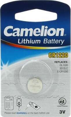 Элемент питания Camelion CR1220-BP1 CR1220 (1 шт в блистере)
