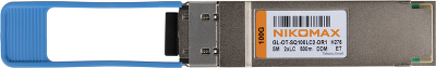 Модуль NIKOMAX QSFP28 DR1, 100 Гбит/c, Duplex, 2 ОВ, SM, 2xLC, 1310 нм, DDM, до 500 м
