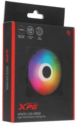 Вентилятор Adata XPG VENTO 120 ARGB, 120мм, 1200rpm, 23 дБ, 3-pin, 1шт, ARGB