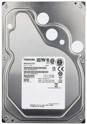 Жесткий диск SATA 1TB 7200RPM 6GB/S 64MB MG03ACA100 TOSHIBA