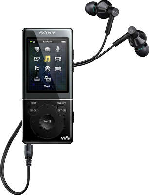 Цифровой аудиоплеер Sony NWZ-E473 4 Гб, черный