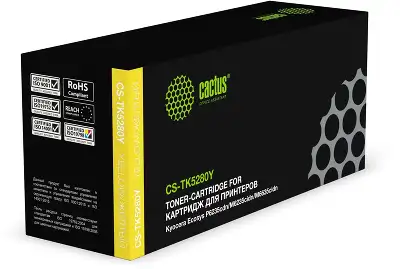 Картридж лазерный Cactus CS-TK5280Y TK-5280Y желтый (11000стр.) для Kyocera Ecosys P6235cdn/M6235cidn/M6635cidn