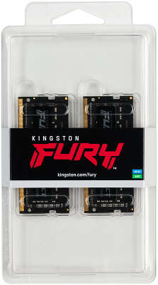 Память оперативная/ Kingston 16GB 3200MT/s DDR4 CL20 SODIMM (Kit of 2) FURY Impact