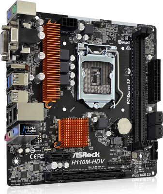 Мат. плата Asrock H110M-HDV R3.0