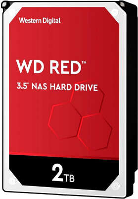 Жесткий диск SATA3 2Tb [WD20EFAX] Western Digital Red , 5400rpm, 256Mb