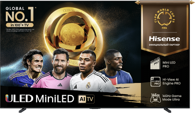 Телевизор 100" Mini-LED 100U7Q PRO HISENSE