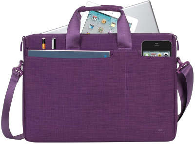 Сумка для ноутбука 15,6" RIVA 8335, фиолетовый