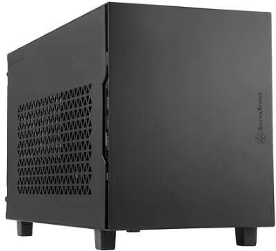 Корпус SilverStone SUGO 15, черный, Mini-ITX, Без БП (SST-SG15B)