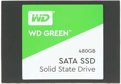 Твердотельный накопитель 2.5" SATA3 480Gb Western Digital WD Green [WDS480G3G0A] (SSD)