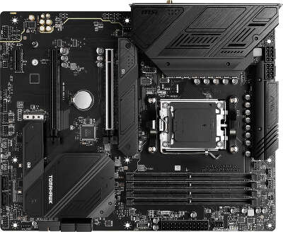 Материнская плата MSI MAG B650 TOMAHAWK WIFI SocketAM5 AMD B650 4xDDR5 ATX AC`97 8ch(7.1) 2.5Gg RAID+HDMI+DP