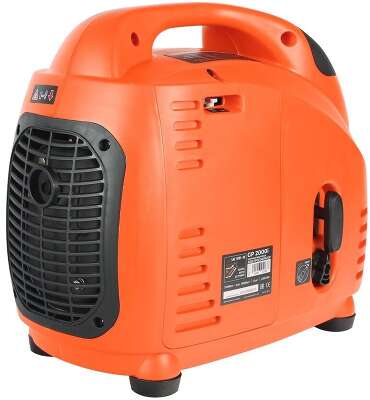 Генератор инверторный PATRIOT 2000i [474101035] {Двигатель 4т, АИ-92, 72сс,мощность рабочая/максимальная -1,5/1,8 кВт, объём бака - 3,6 л, 1 розетка Euro 16A,  вес 18,5 кг}