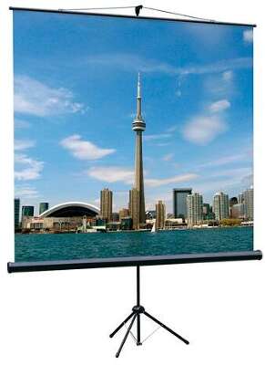 Экран на треноге Lumien 150x150см Eco View LEV-100101 1:1 напольный рулонный