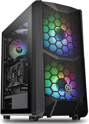 Корпус Thermaltake Commander C35 TG ARGB, черный, ATX, Без БП (CA-1N6-00M1WN-00)