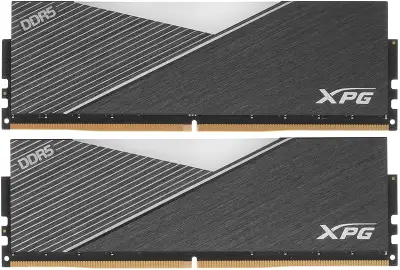 Память DDR5 2x32GB 6000MHz A-Data AX5U6000C3032G-DCLARBK XPG Lancer RGB RTL Gaming PC5-48000 CL30 DIMM 288-pin 1.35В kit dual rank с радиатором Ret