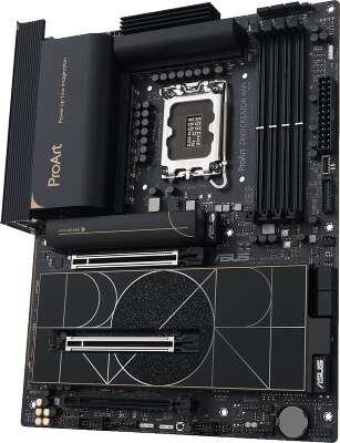 Материнская плата ASUS PROART Z890-CREATOR WIFI LGA1851 ATX 4xDDR5 3xPCIEx16 5xM.2 3хThunderbolt DP HDMI 2.5GLAN 10GLAN Wi-Fi 7