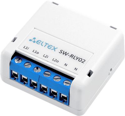 Реле ELTEX Умное Wi-Fi реле с нулевой линией SW-RLY02