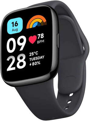 Смарт-часы Xiaomi Redmi Watch 3 Active Black (BHR7266GL)