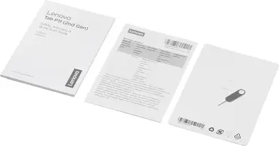 Планшет Lenovo Tab P11 TB350FU G99 (2.2) 8C RAM6Gb ROM128Gb 11.5" IPS 2000x1200 Android 12 темно-серый 13Mpix 8Mpix BT WiFi microSD 1Tb 7700mAh 10hr