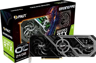 Видеокарта Palit NVIDIA nVidia GeForce RTX 3090 GAMINGPRO OC 24Gb GDDR6X PCI-E HDMI, 3DP