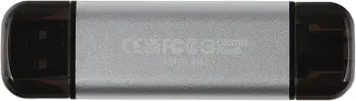 Внешний SSD Transcend ESD310 1Tb, USB 3.2 Gen 2/ Type-C, серебристый