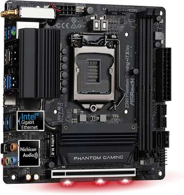 Материнская плата mini-ITX LGA1151 ASRock Z390 Phantom Gaming-ITX/ac