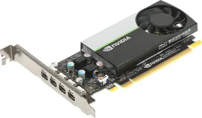 Видеокарта PNY NVIDIA Quadro T1000 4Gb DDR6 PCI-E 4miniDP