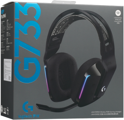 Гарнитура/ Logitech Headset G733 LIGHTSPEED Wireless RGB Gaming BLACK