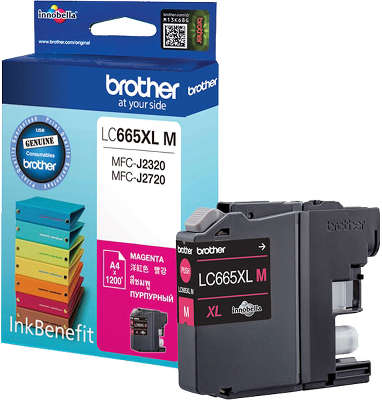 Картридж Brother LC665XLM пурпурный