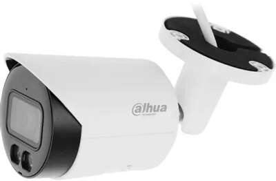 DAHUA DH-IPC-HFW2849SP-S-IL-0360B Уличная цилиндрическая IP-видеокамера SmartDualLight 8Мп, 1/2.7” CMOS, объектив 3.6мм, видеоаналитика, микрофон, ИК 30м, LED 30м, IP67, металл