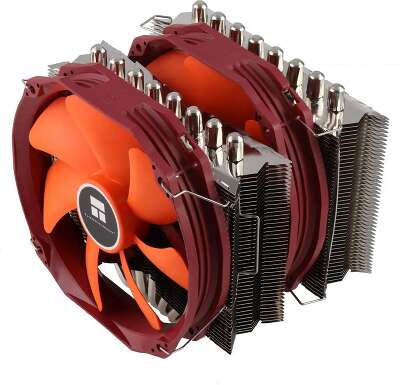 Устройство охлаждения(кулер) Thermalright Silver Arrow IB-E Extreme Rev.B Soc-AM5/AM4/1151/1200/2066/2011/1700 серебристый/оранжевый 4-pin 21-45dB Al+Cu 300W 850gr Ret (SILVER-ARROW-IB-E-B)