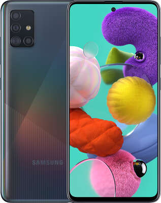 Смартфон Samsung SM-A515F Galaxy A51 64Гб Dual Sim LTE, чёрный (SM-A515FZKMSER)