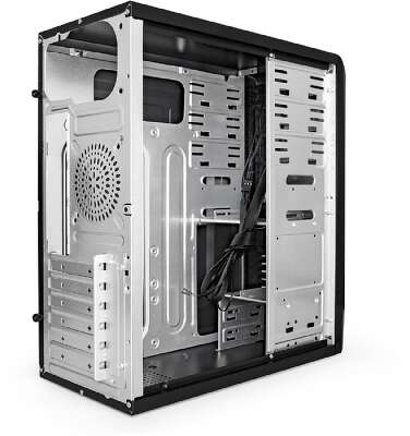 Exegate EX261447RUS Корпус Miditower CP-601 Black, ATX, <без БП>, 2*USB, Audio