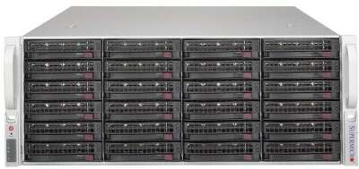 Корпус Supermicro 846BE1C-R920B, E-ATX, 4U RM, 24x3.5 HS, Redundant 2x920Вт, черный