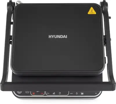 Электрогриль Hyundai HYG-7000 2000Вт серебристый/черный