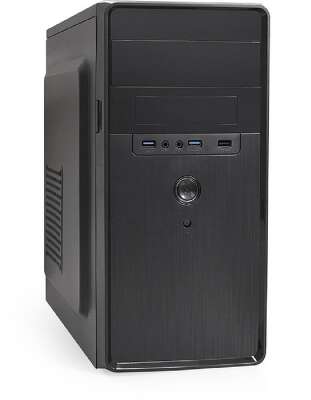 Exegate EX286429RUS Корпус Minitower ExeGate BA-309U2 (mATX, без БП, 1*USB+2*USB3.0, HD аудио, черный)