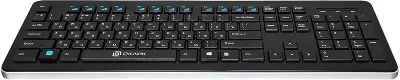 Клавиатура Оклик 870S черный USB беспроводная slim Multimedia