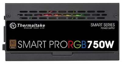 Блок питания Thermaltake Smart Pro RGB 750 SPR-750AH3FSB-R (PS-SPR-0750FPCBEU-R) 750W, 80 Plus Bronze, полностью модульный