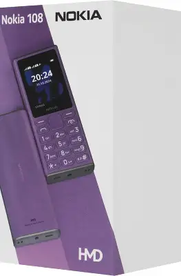 Мобильный телефон Nokia 108 DS TA-1627 черный моноблок 2Sim 2" 126x160 Series 30+ GSM900/1800 Protect MP3 FM microSD max32Gb