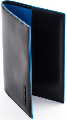 Обложка для паспорта Piquadro Blue Square PP5255B2/N черный натур.кожа