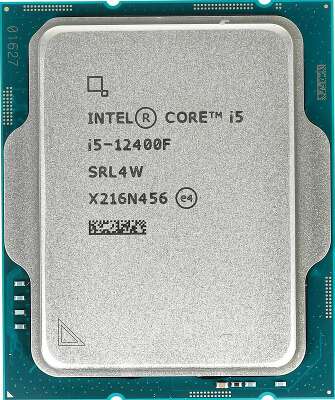 Процессор Intel Core i5 12400F Soc-1700 (CM8071504555318 SRL4W) (2.5GHz) OEM