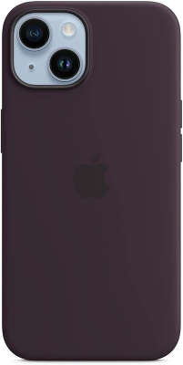 Чехол (клип-кейс) Apple для Apple iPhone 14 Silicone Case with MagSafe A2910 баклажановый (MPT03ZM/A)